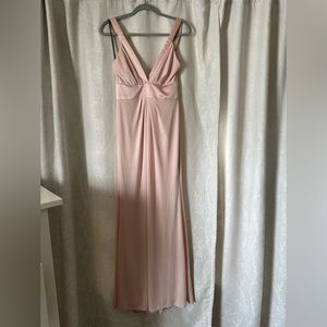 White by Vera Wang Blush Bridesmaid Dress size:2